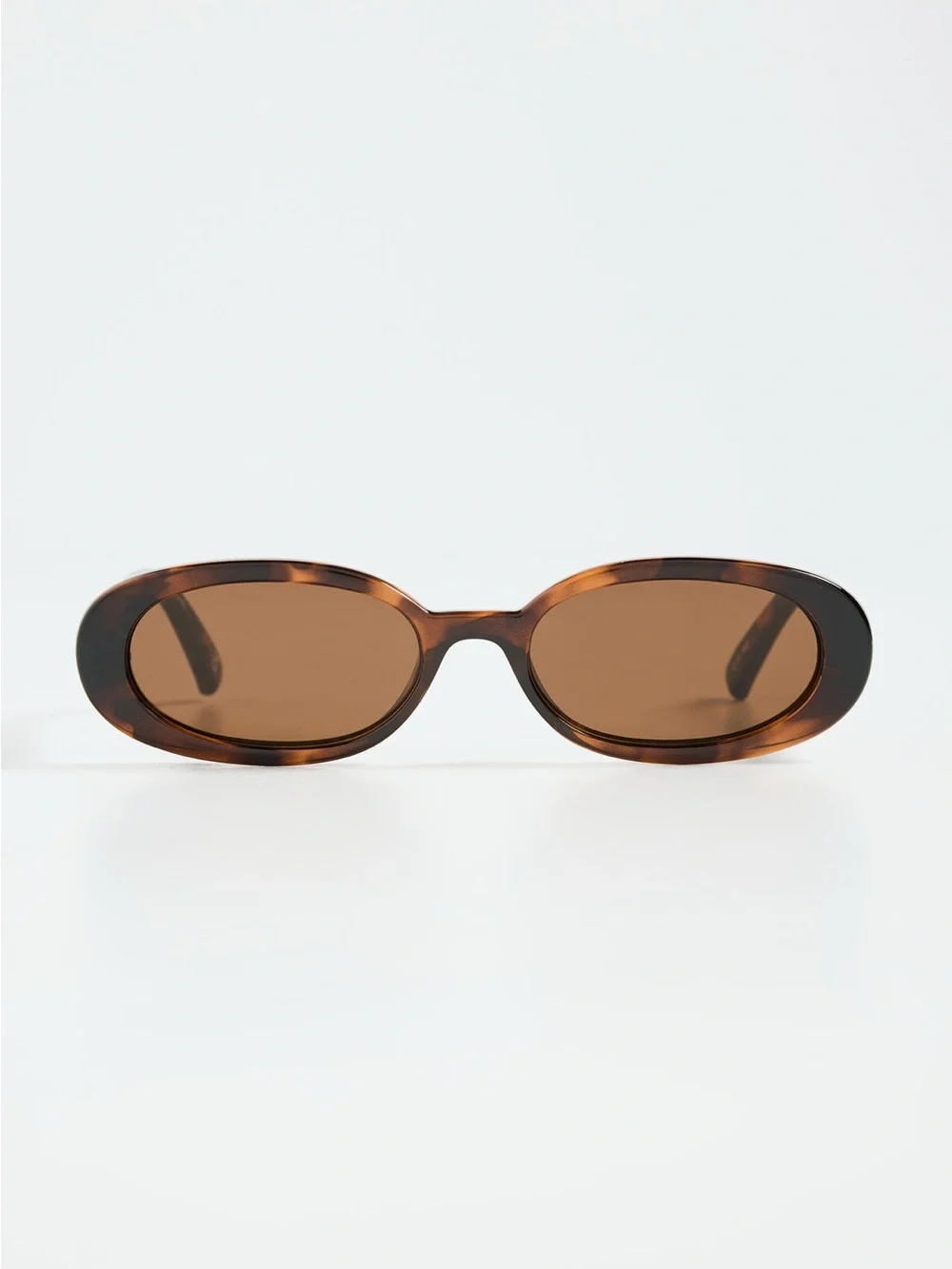 Le Specs outta love Brown Oval Tortoiseshell Sunglasses - Women Accessories - Picture 1 of 2